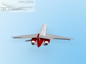 falcon3d md 80 reliable air cargo Modèle 3D