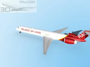 Falcon3d MD 80 aereo da carico affidabile Modello 3D