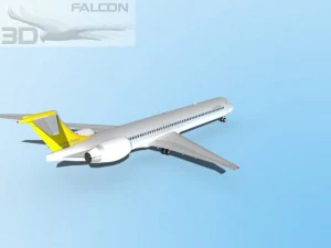 falcon3d md 80 sas fiocco di neve Modello 3D