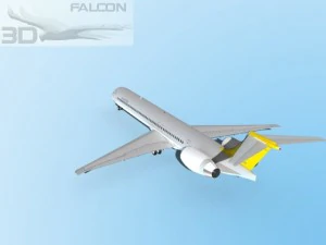 falcon3d md 80 sas fiocco di neve Modello 3D
