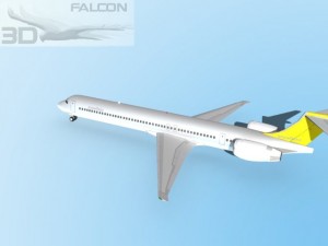 falcon3d md 80 sas snowflake 3D Модель