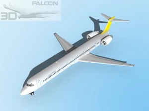 falcon3d md 80 sas fiocco di neve Modello 3D