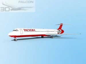falcon3d md 80 uccello delle nevi Modello 3D