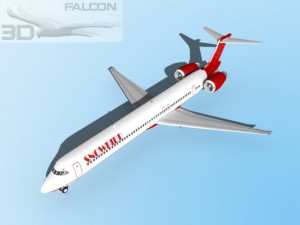 falcon3d md 80 snowbird 3D मॉडल