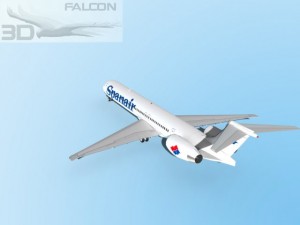 falcon3d md 80 spanair Modèle 3D