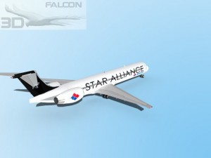 falcon3d md 80 star alliance Model 3D