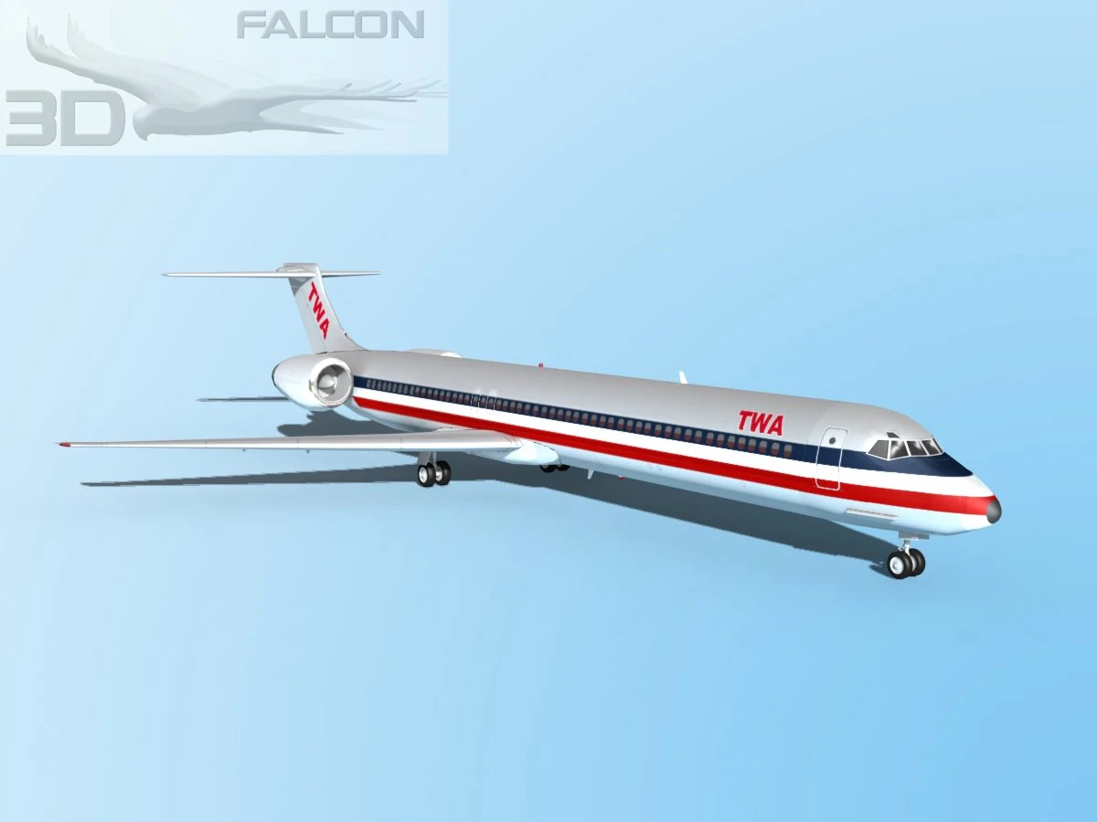 falcon3d md 80 twa 2 3D Model .c4d .max .obj .3ds .fbx .stl .blend 