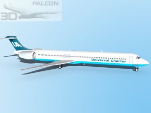 falcon3d md 80 universal charter Model 3D