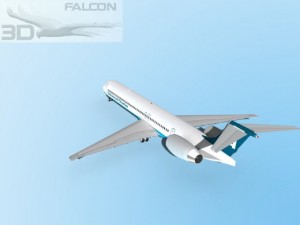 falcon3d md 80 universal charter Model 3D