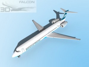 falcon3d md 80 universal charter Model 3D