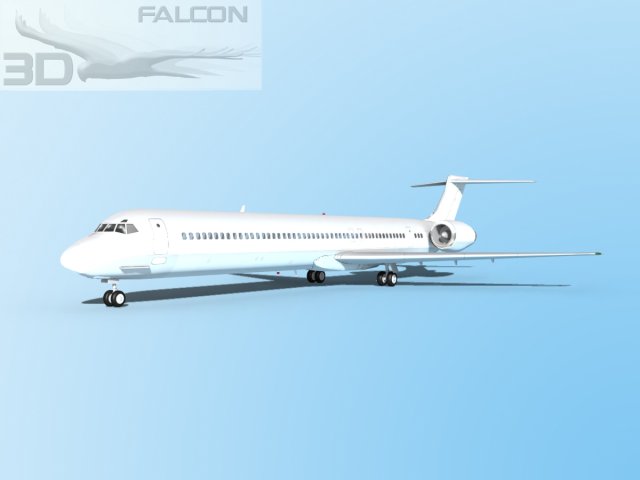 falcon3d md 80 unmarked 2 3D 模型 .c4d .max .obj .3ds .fbx .stl .blend 