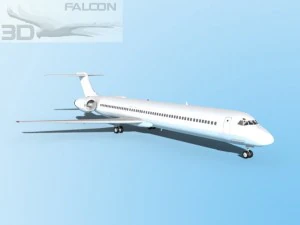 falcon3d md 80 unmarked 2 3D Model