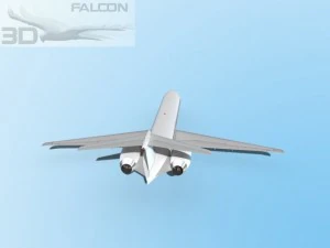 falcon3d md 80 unmarked 2 3D Model