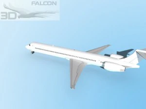 falcon3d md 80 unmarked 2 3D Model