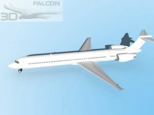 falcon3d md 80 unmarked 2 3D Model