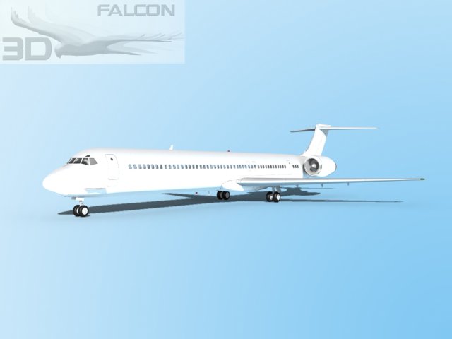 falcon3d md 80 unmarked 3 3D Model .c4d .max .obj .3ds .fbx .stl .blend 