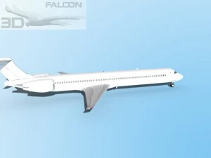 falcon3d md 80 unmarked 3 3D Model