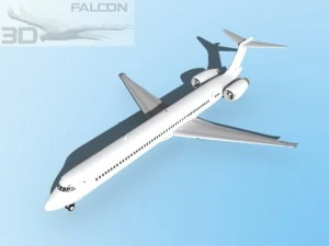 falcon3d md 80 unmarked 3 3D Model
