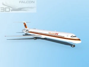 falcon3d md 80 yellow knife air 3D Model