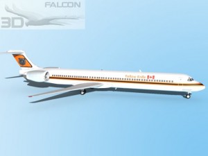 falcon3d md 80 yellow knife air 3D Model