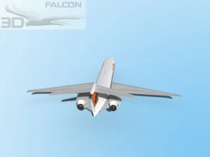 falcon3d md 80 yellow knife air 3D Model