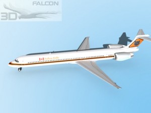 falcon3d md 80 yellow knife air 3D Model