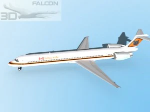 falcon3d md 80 yellow knife air 3D Model
