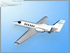 falcon3d citation v c560 fs01 3D Model