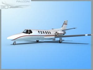 falcon3d citation v c560 fs02 3D 모델