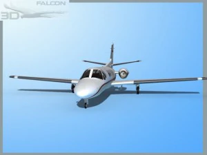falcon3d citation v c560 fs02 3D Model