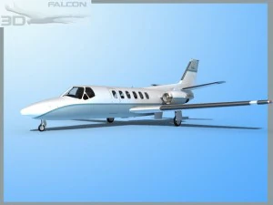 falcon3d citation v c560 fs03 3D Model