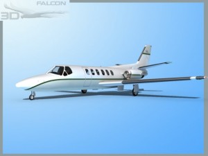 falcon3d citation v c560 fs03 Modèle 3D