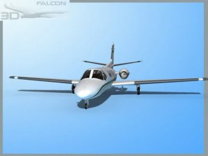 falcon3d citation v c560 fs03 3D Model