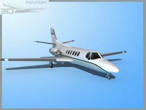 falcon3d citation v c560 fs03 3D Model