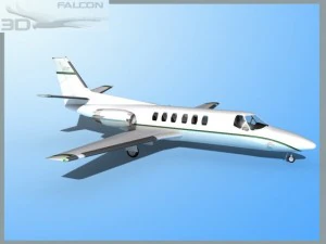 falcon3d citation v c560 fs03 3D Model