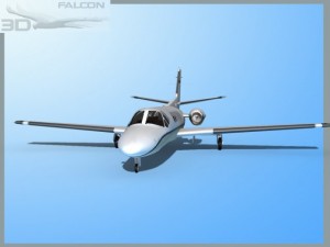 falcon3d citation v c560 fs04 3D Model