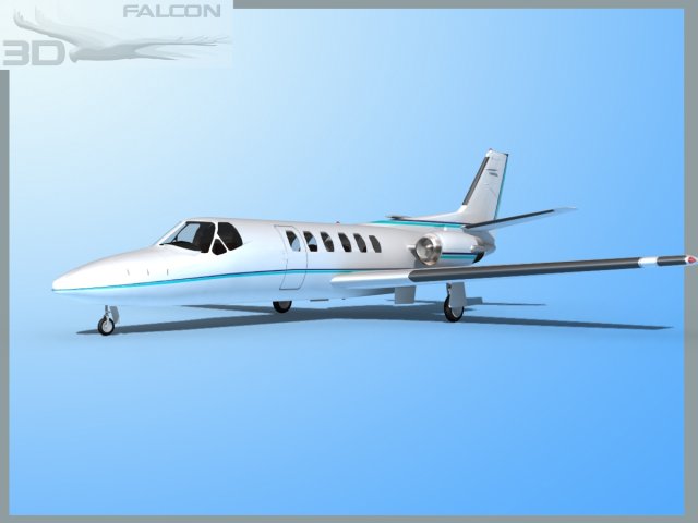 falcon3d citation v c560 fs06 3D मॉडल .c4d .max .obj .3ds .fbx .stl .blend 