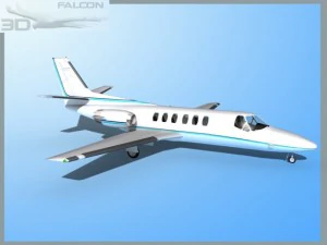 falcon3d citation v c560 fs06 3D Model