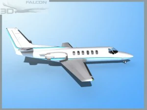 falcon3d citation v c560 fs06 3D Model