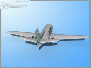 falcon3d citation v c560 fs07 3D Model