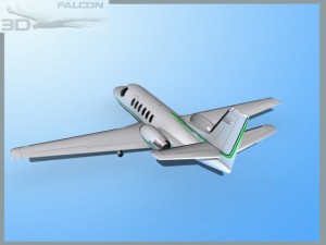 falcon3d citation v c560 fs07 3D 模型
