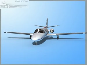 falcon3d citation v c560 fs08 3D Model