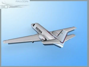 falcon3d citation v c560 fs08 3D Model