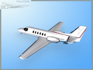 falcon3d citation v c560 fs08 3D 模型