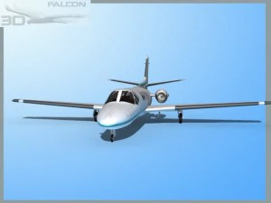 falcon3d citation v c560 fs09 3D Model