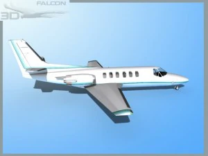 falcon3d citation v c560 fs09 3D Model