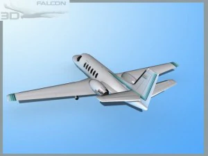 falcon3d citation v c560 fs09 3D Model