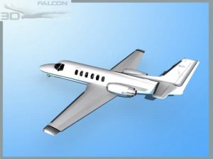 falcon3d citation v c560 fs10 3D Model