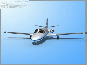 falcon3d citation v c560 fs11 3D Model