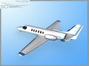 falcon3d citation v c560 fs11 3D Model